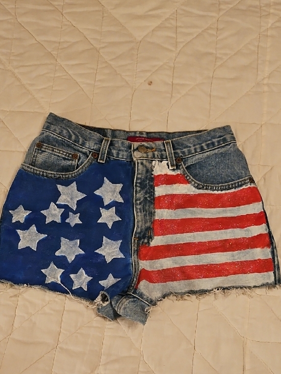 Limited America Pants - LIMITED American- American Flag Shorts- Size 12 R